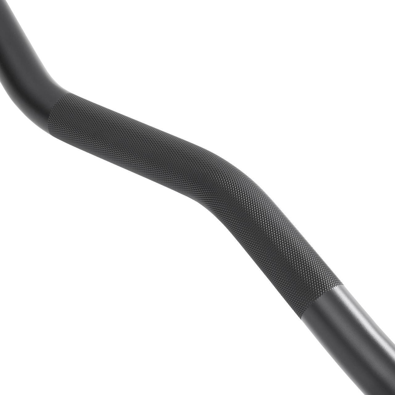 Alt view image 5 of 6 - Philosophy Gym 47" EZ Curl Olympic Barbell - 8.5KG 25mm Grip 400LB Capacity 4 Needle Bearing 2" Weightlifting Bar