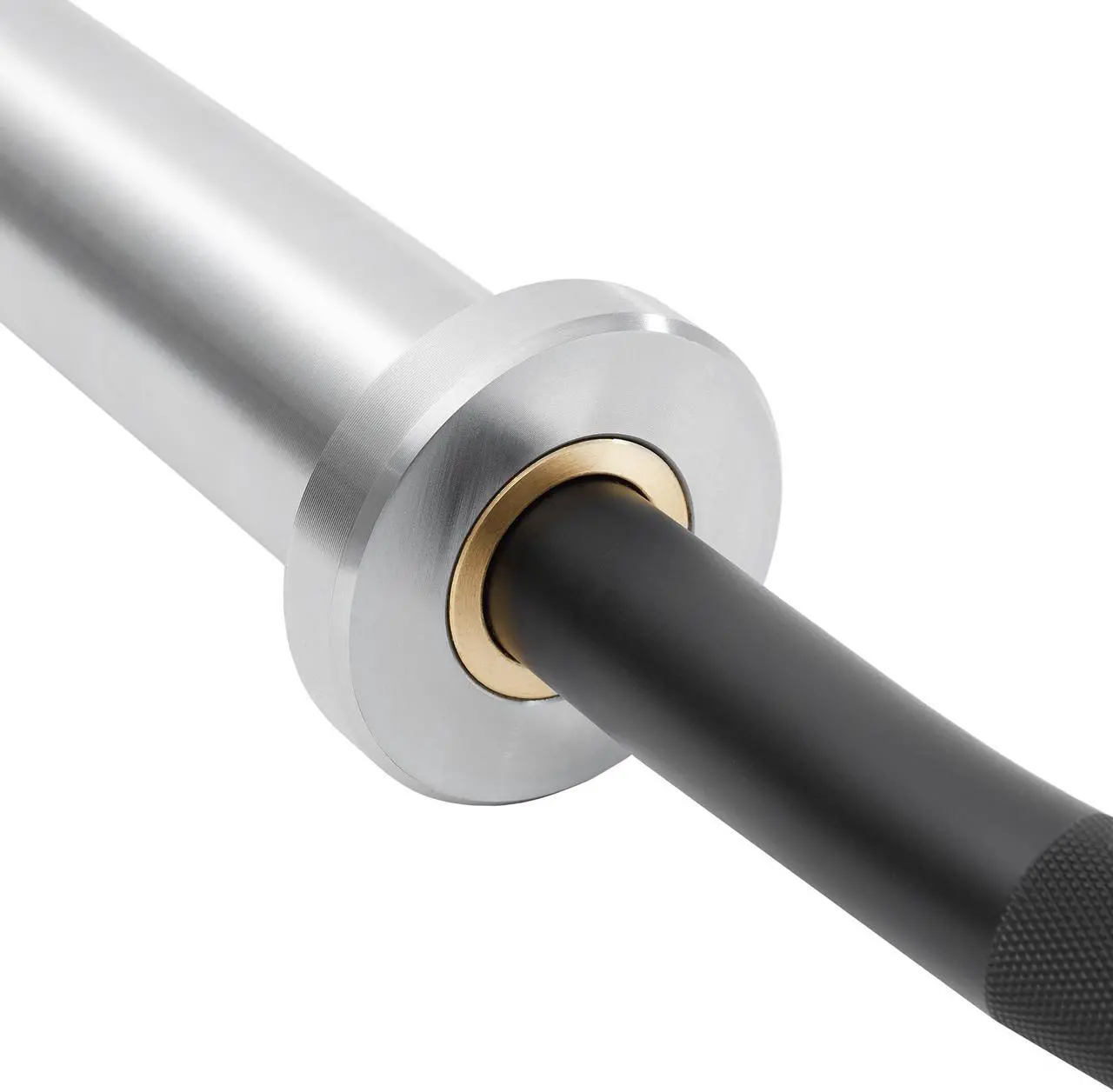Alt view image 6 of 6 - Philosophy Gym 47" Super Curl Olympic Barbell -9.5KG 28mm Grip 400LB Capacity 4 Needle Bearing 2" Weightlifting Bar