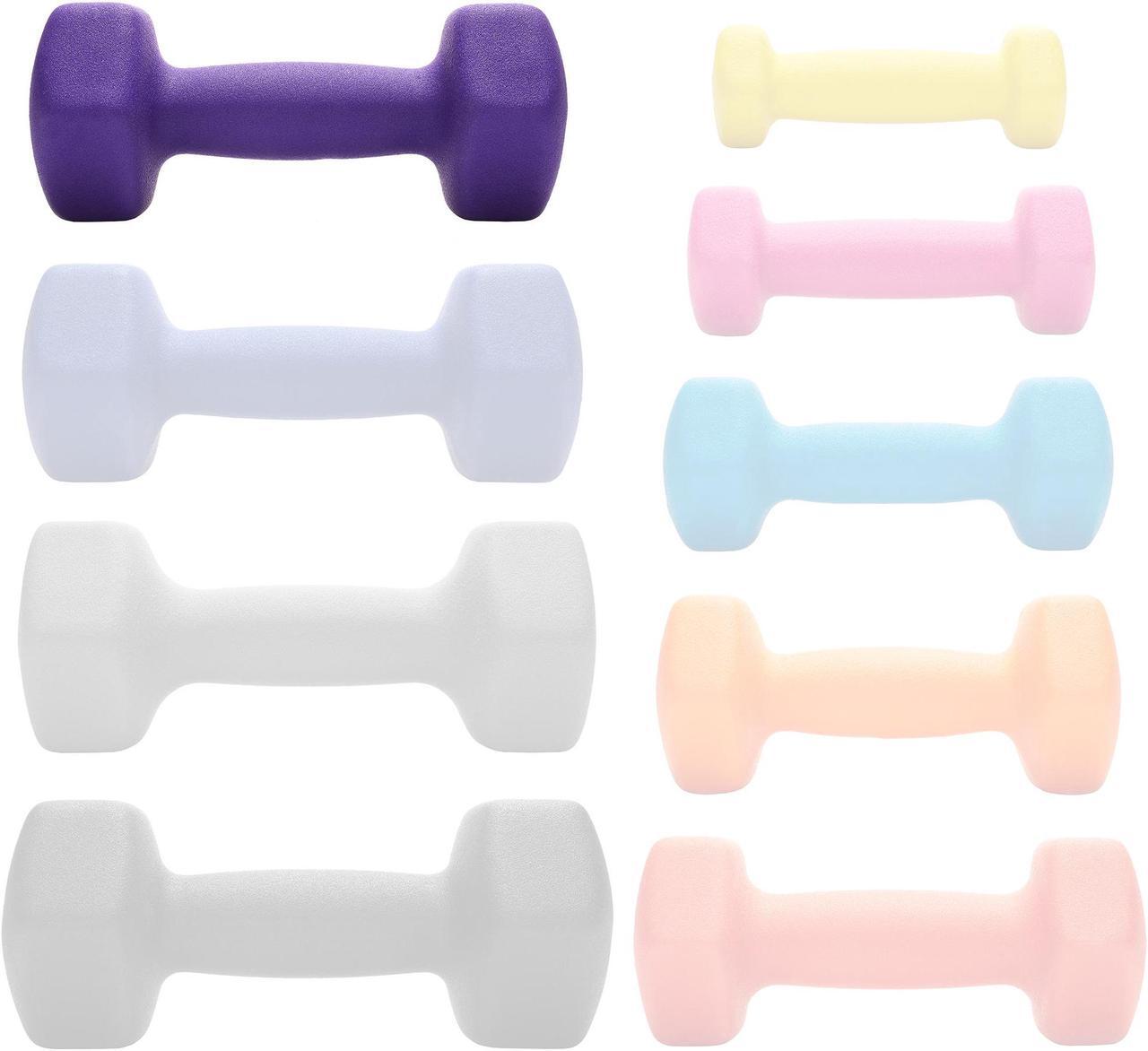 Alt view image 5 of 6 - Philosophy Gym Neoprene Dumbbell Hexagon Hand Weights, 6 lb Pair - 12 lb Total