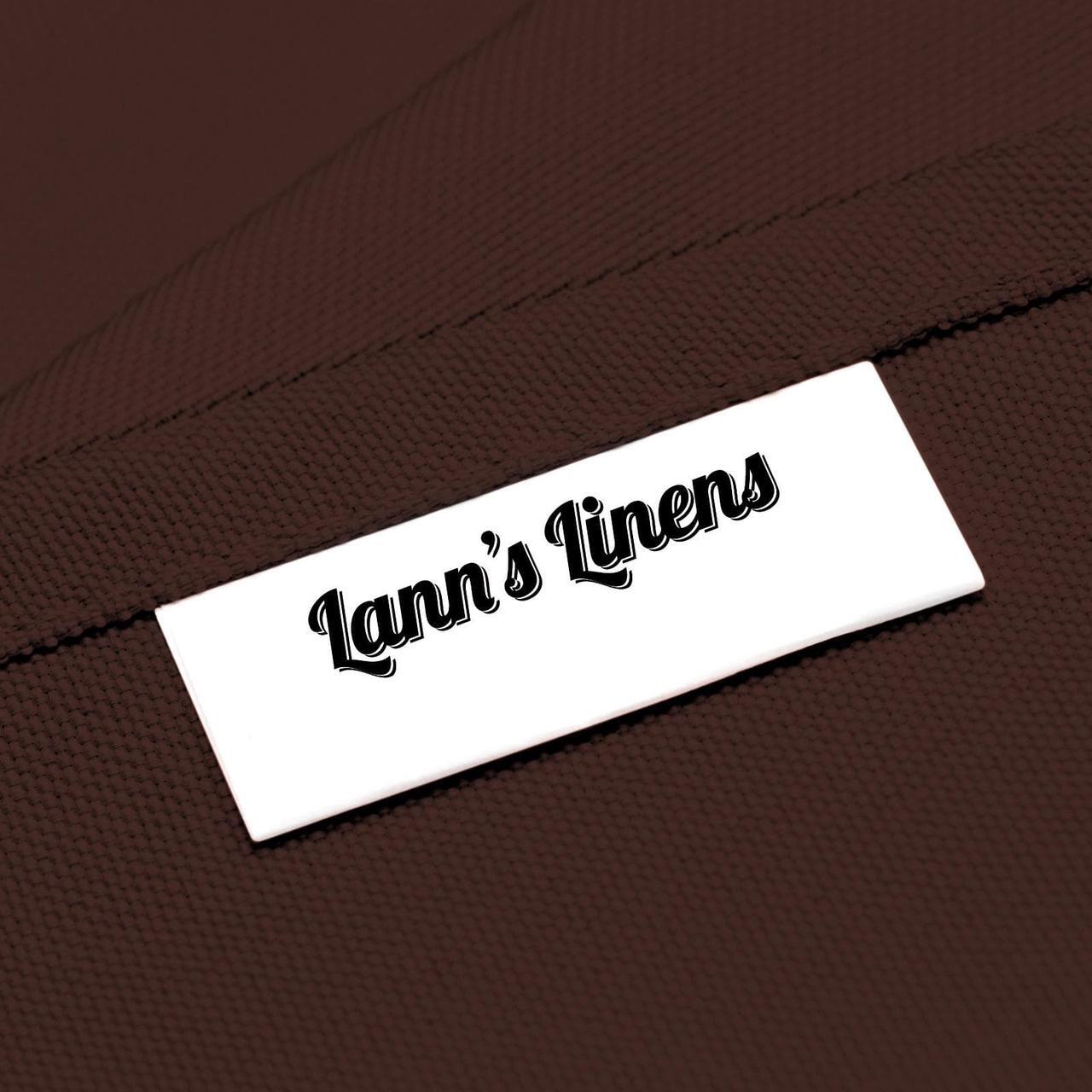Alt view image 5 of 6 - Lann's Linens - 60" x 126" Premium Tablecloth for Wedding / Banquet / Restaurant - Rectangular Polyester Fabric Table Cloth - Chocolate Brown