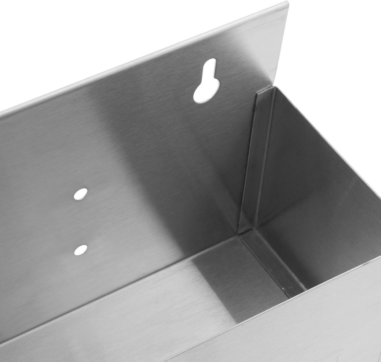 Alt view image 4 of 6 - GRIDMANN 22-inch Single Speed Rail - Stainless Steel Liquor Bottle Holder Rack for Bars