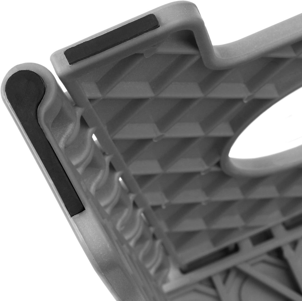 Alt view image 6 of 6 - Casafield 16" Folding Step Stool with Handle (Set of 2), Gray - Portable Collapsible Small Plastic Foot Stool for Adults - Use in the Kitchen, Bathroom and Bedroom
