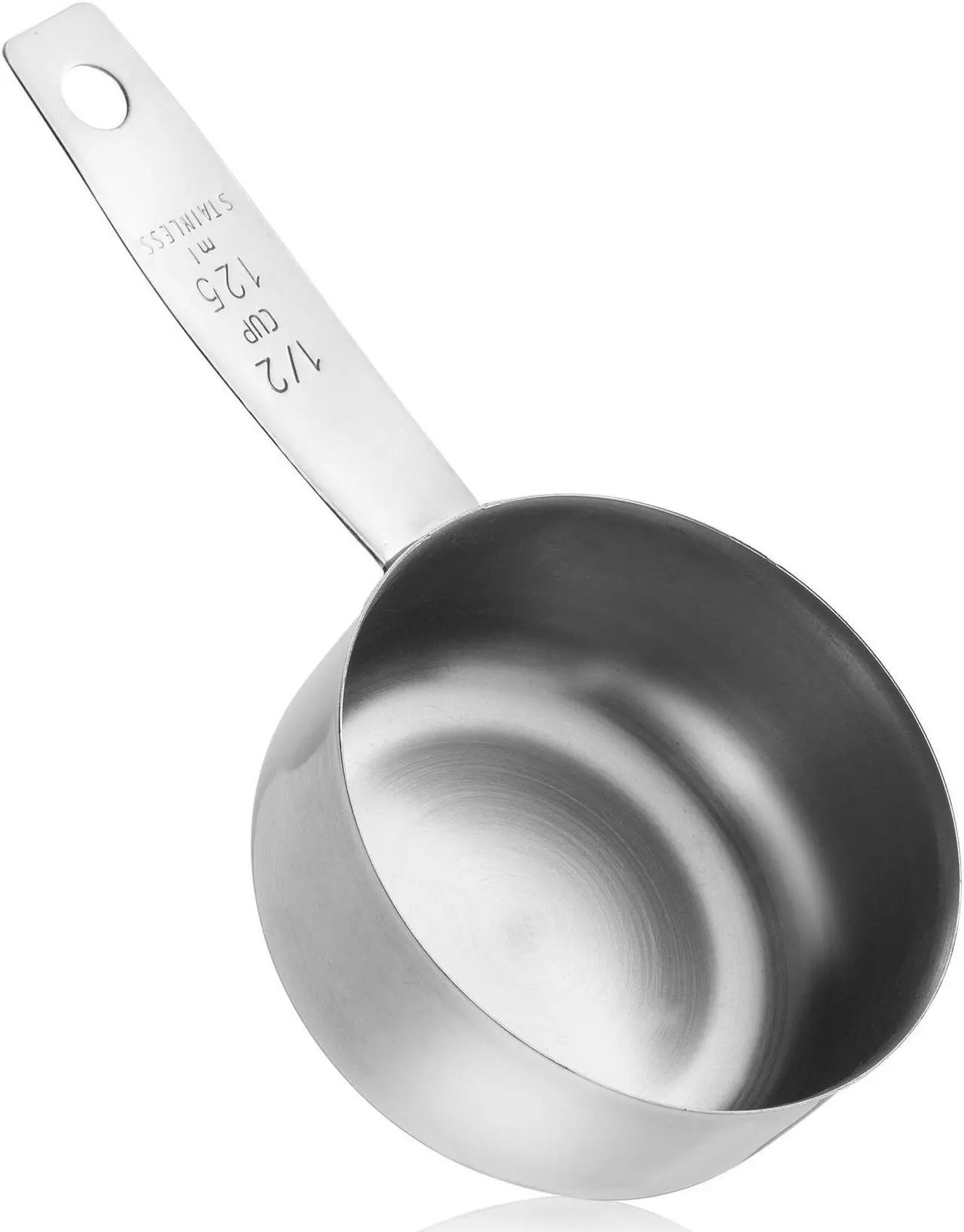 Alt view image 8 of 10 - Olde Midway Stainless Steel Popcorn Machine Accessories - 4 Piece Set with Measuring Spoons, Scoop, and Salt Shaker