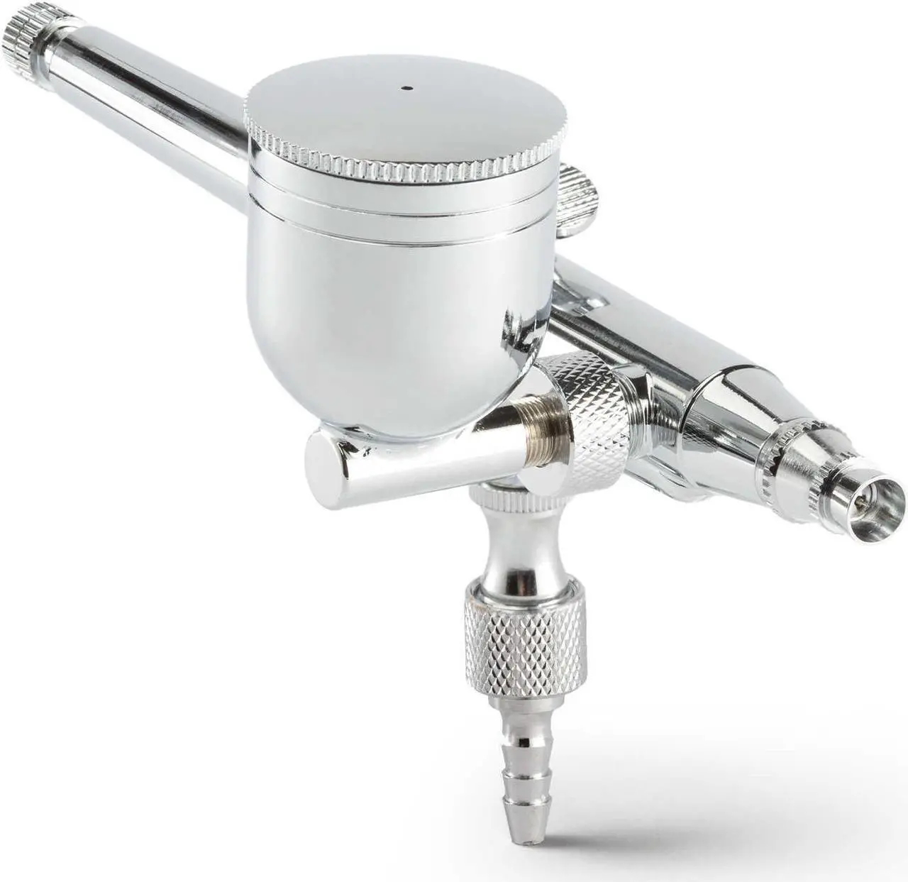 Alt view image 6 of 11 - PointZero Mini Airbrush Compressor with Holder and 6 Ft. Hose - Quiet Portable Air Pump