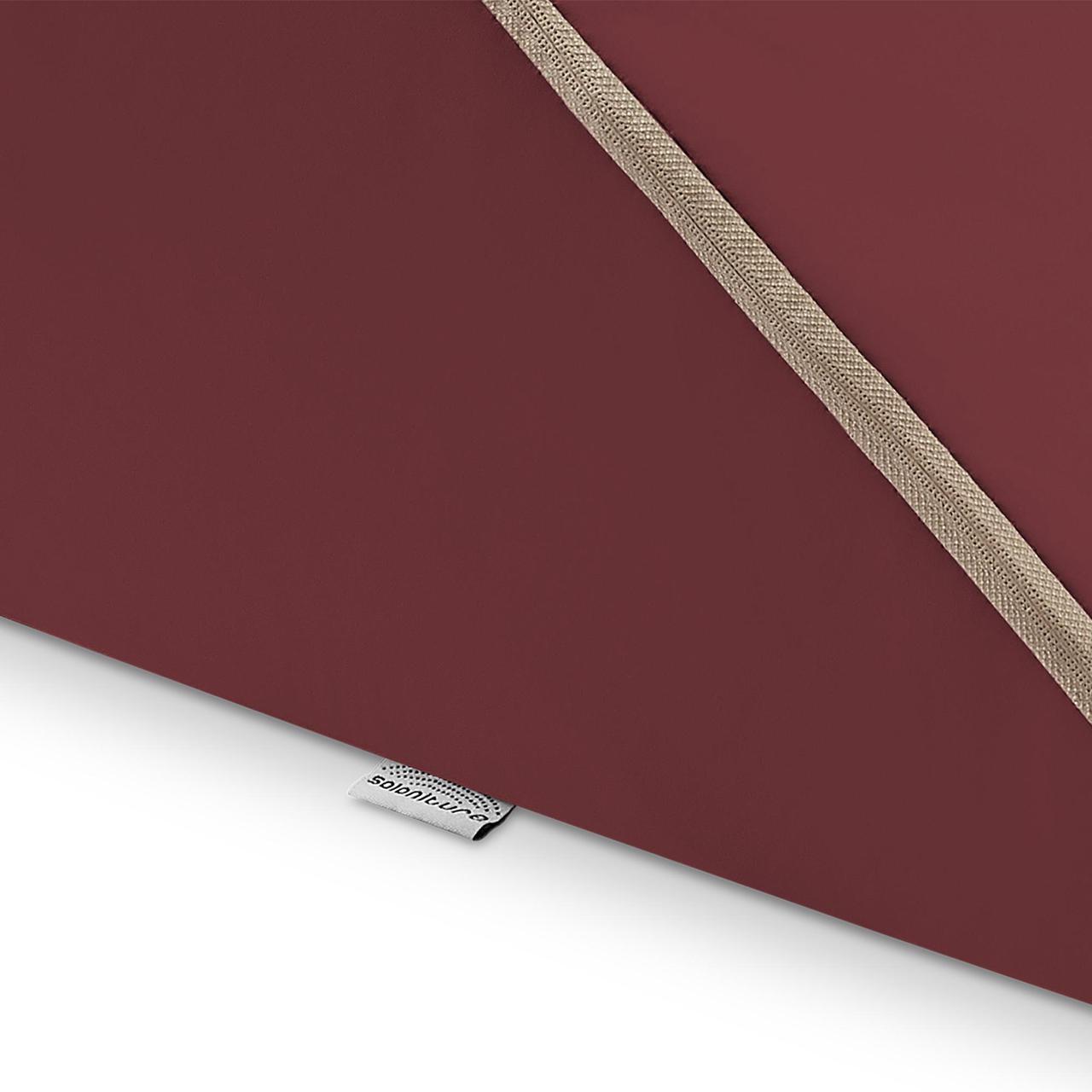 Alt view image 5 of 6 - Saloniture Triangle Wedge Massage Table Bolster Pillow, Extra Large - 19 x 12 x 20 x 15.5 Inch - Burgundy