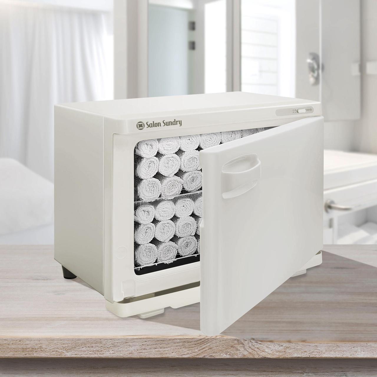 Alt view image 4 of 6 - Salon Sundry Professional High Capacity Hot Towel Warmer Cabinet - Facial Spa and Salon Equipment - White