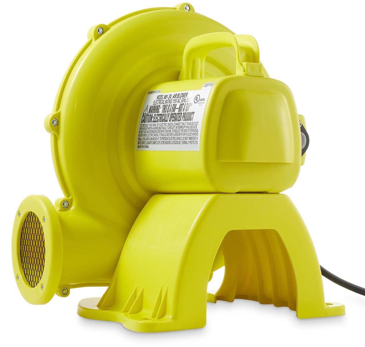 Alt view image 6 of 6 - Cloud 9 Inflatable Rocket Bounce House with Blower, Bouncer for Kids with Two Slides and Large Jumping Area