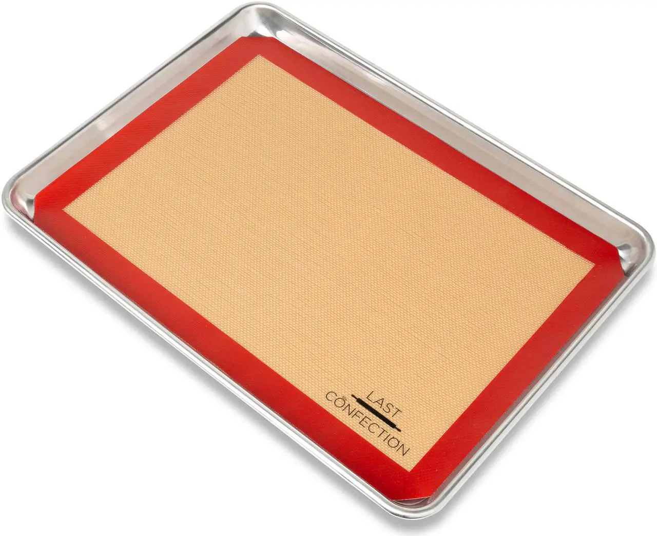 Alt view image 4 of 6 - Last Confection Silicone Baking Mat - Set of 2 Non-Stick Half Sheet (11-5/8" x 16-1/2") Professional Food Safe Tray Pan Liners