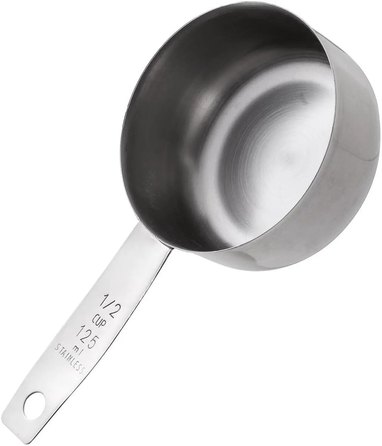 Alt view image 4 of 10 - Olde Midway Stainless Steel Popcorn Machine Accessories - 4 Piece Set with Measuring Spoons, Scoop, and Salt Shaker