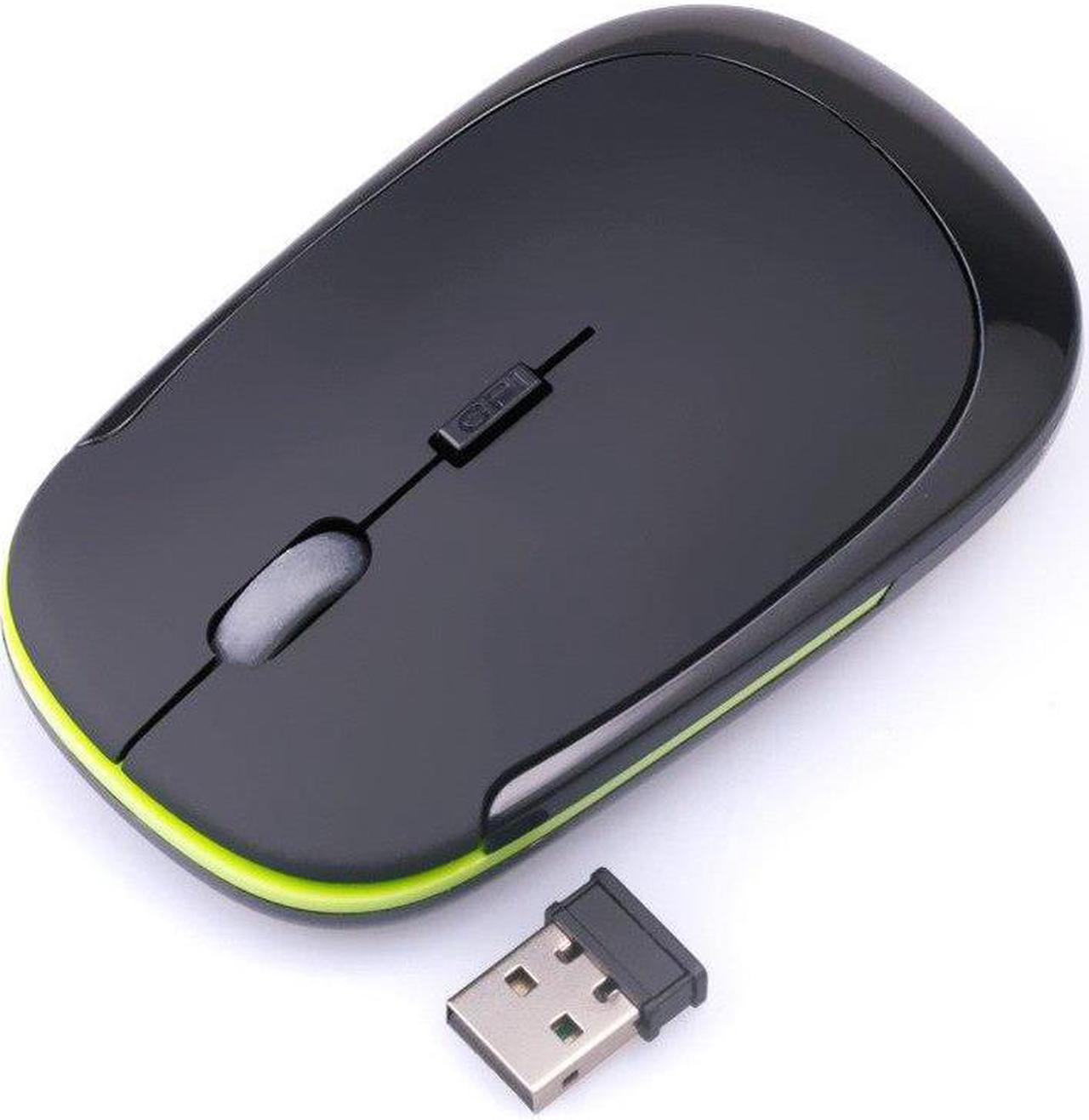 Professional 2.4G ultra thin usb optical wireless mouse USB Receiver Mice for Laptop PC Optical Gaming Mouse