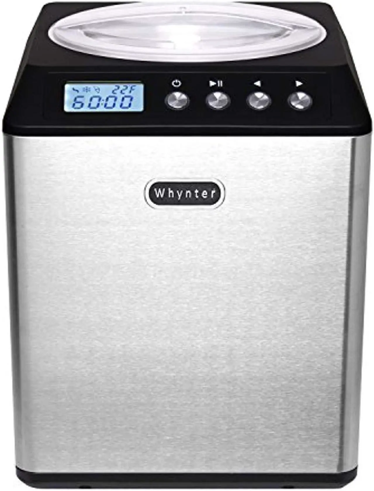 Alt view image 3 of 18 - Whynter 2.1 Quart Upright Ice Cream Maker with Stainless Steel Bowl