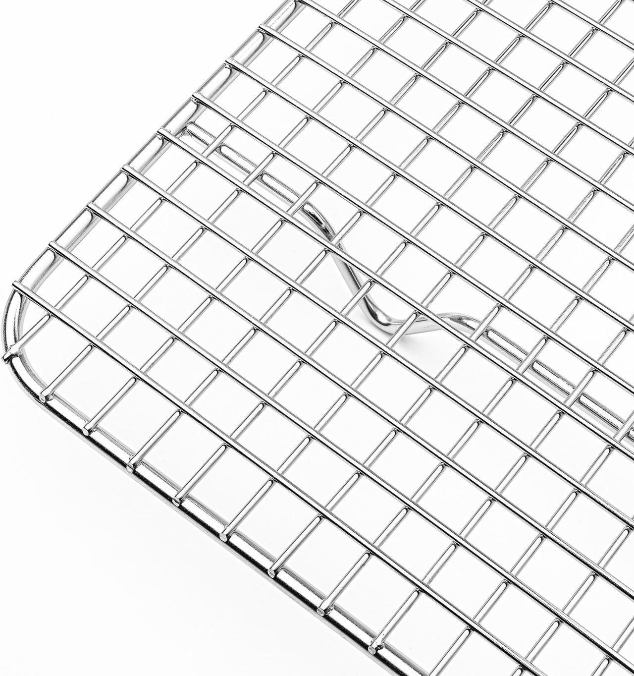 Alt view image 3 of 4 - Last Confection Stainless Steel Baking & Cooling Rack - 10" x 15" - Cookie Baker's Oven Sheet Pan Wire Rack