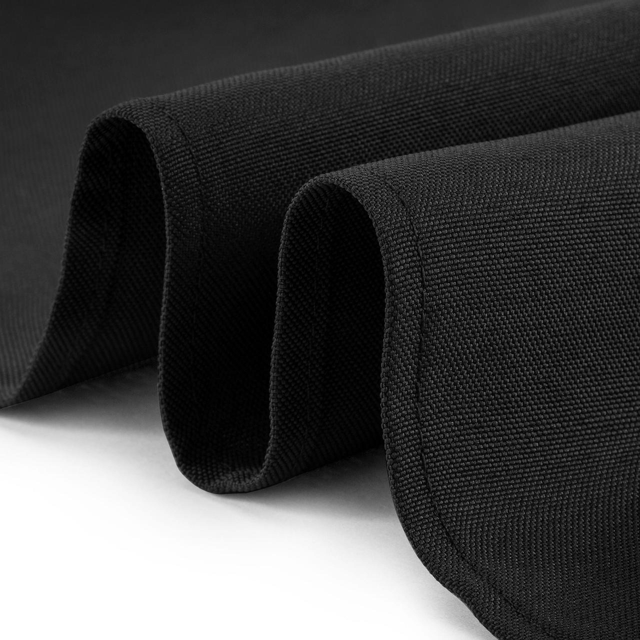 Alt view image 3 of 4 - Lann's Linens - 12 Dozen 17" Cloth Dinner Table Napkins - Machine Washable Restaurant/Wedding/Hotel Polyester Fabric - Black