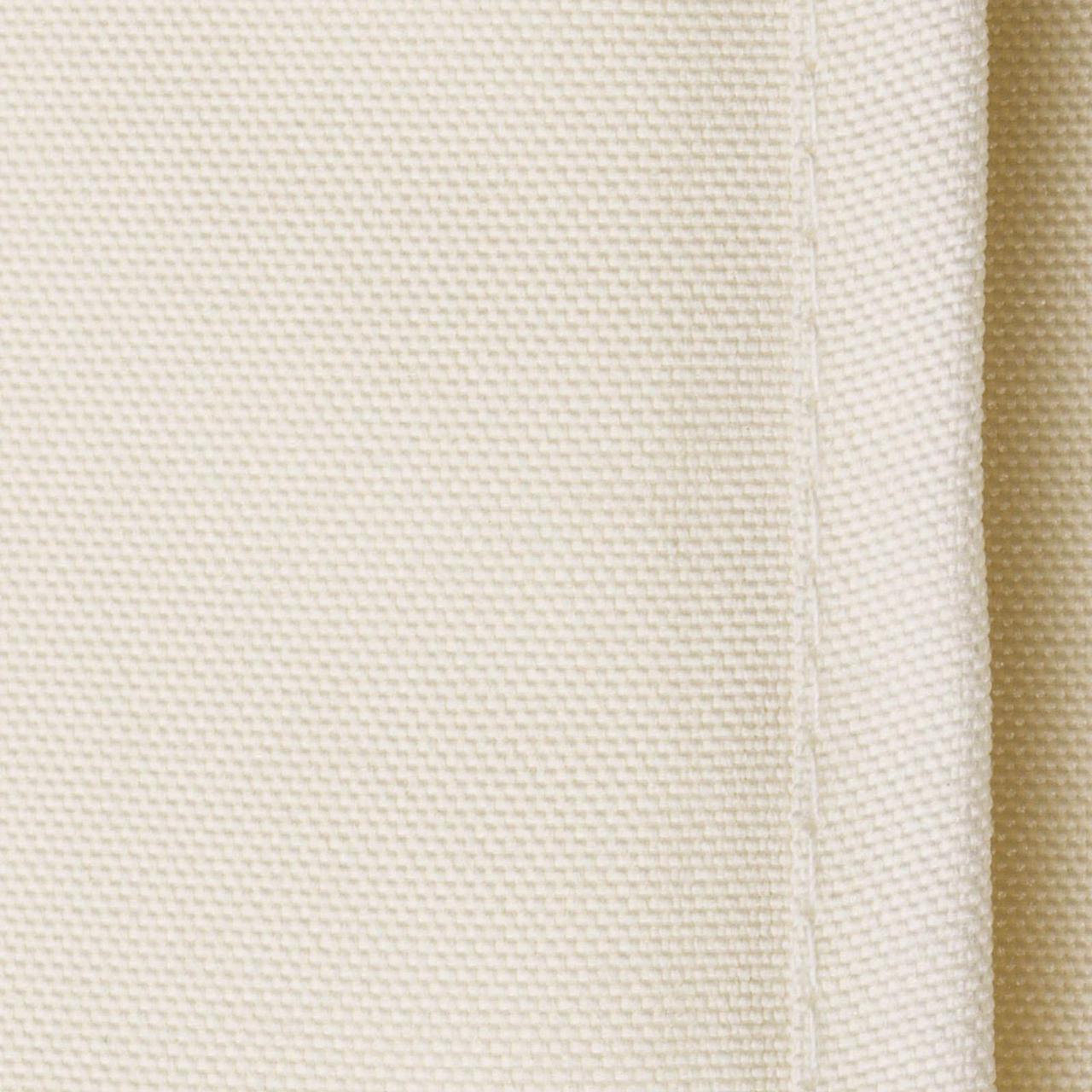 Alt view image 3 of 4 - Lann's Linens 100 pcs Ivory Polyester Folding Chair Covers for Wedding, Party, and Banquet - Elegant Cloth Slipcovers