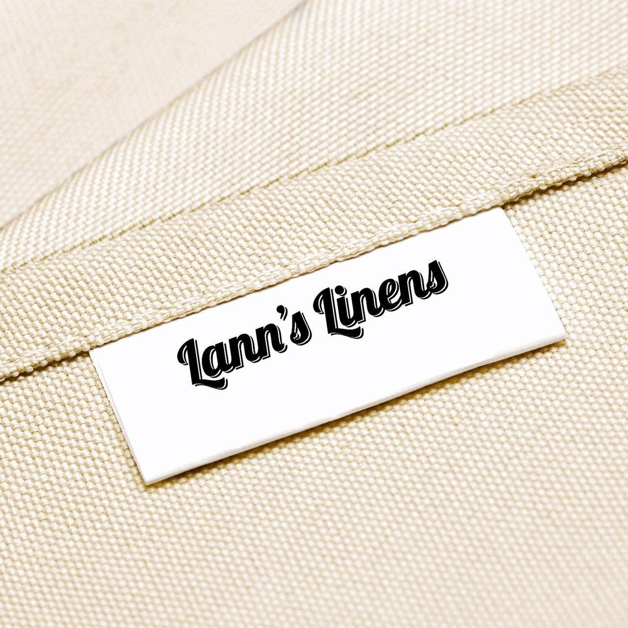 Alt view image 4 of 4 - Lann's Linens 100 pcs Ivory Polyester Folding Chair Covers for Wedding, Party, and Banquet - Elegant Cloth Slipcovers