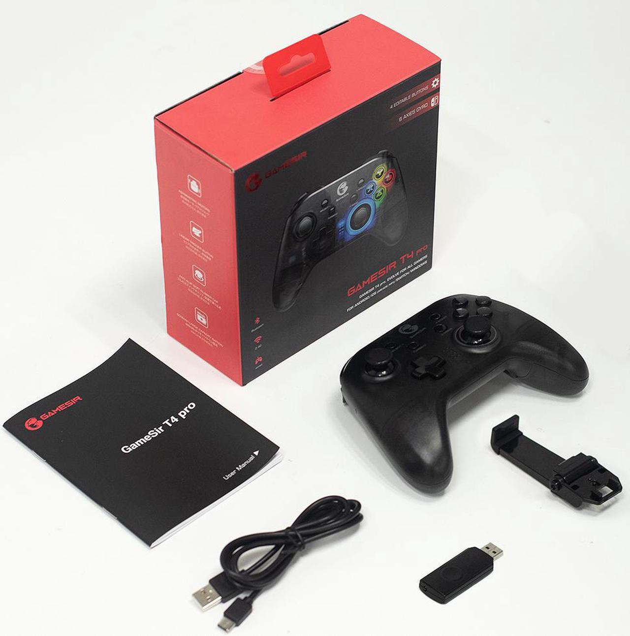 Alt view image 7 of 6 - GameSir T4 Pro Bluetooth Wireless Game Controller multi-platform Gamepad for Nintendo Switch / iOS / Android / PC
