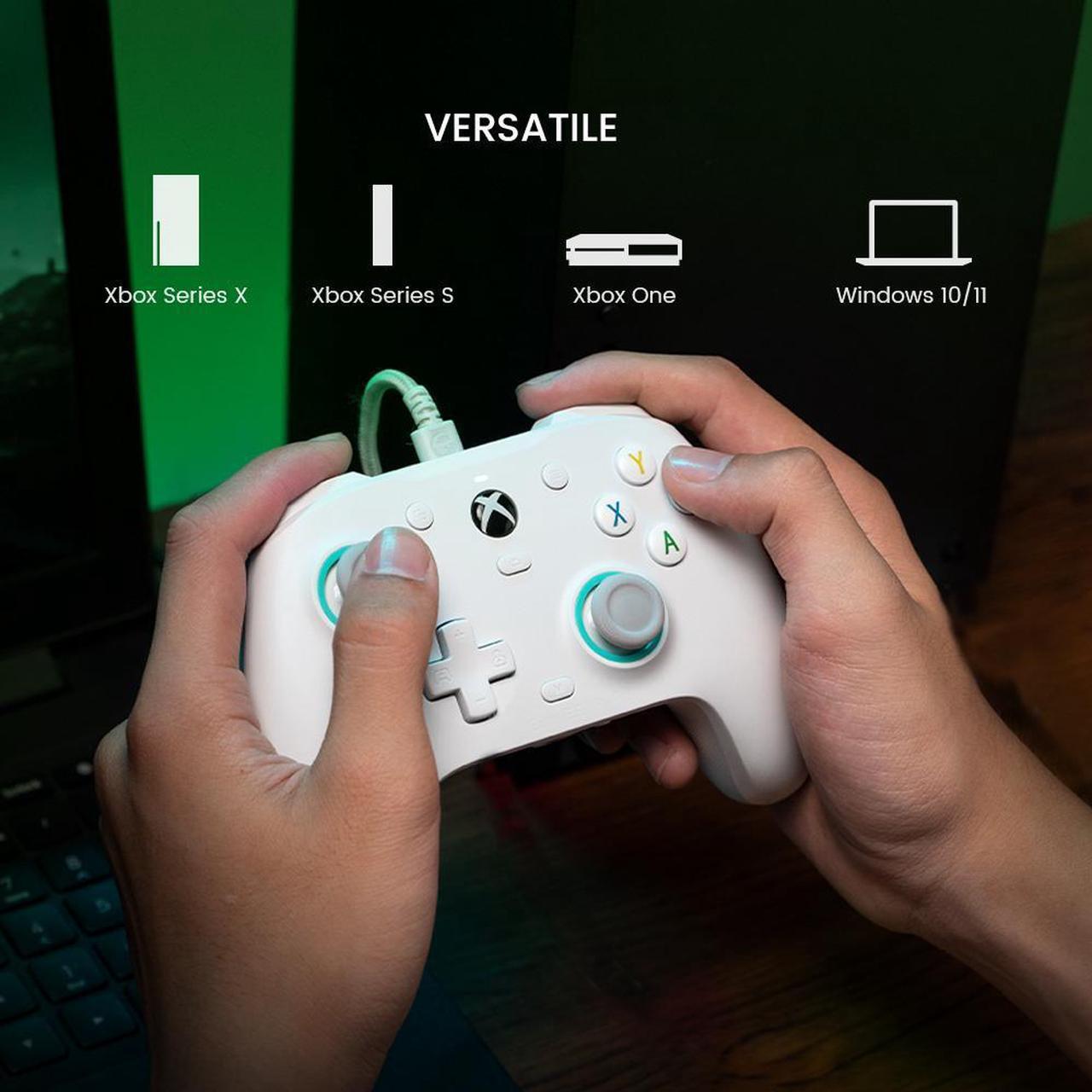 Alt view image 3 of 8 - GameSir G7 SE Wired Gaming Controller for Xbox Series X|S, Xbox One, Windows 10/11, PC Controller Gamepad with Hall Effect Sticks and 3.5mm Audio Jack
