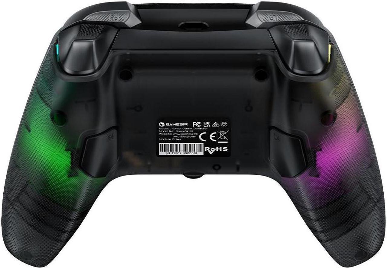 Alt view image 5 of 7 - GameSir Kaleid Xbox-Authorized Illuminated Game Controller for Xbox Series X|S, Xbox One & Windows 10/11 and Steam, Plug and Play Gaming Gamepad with Hall Effect Joysticks/Hall Trigger