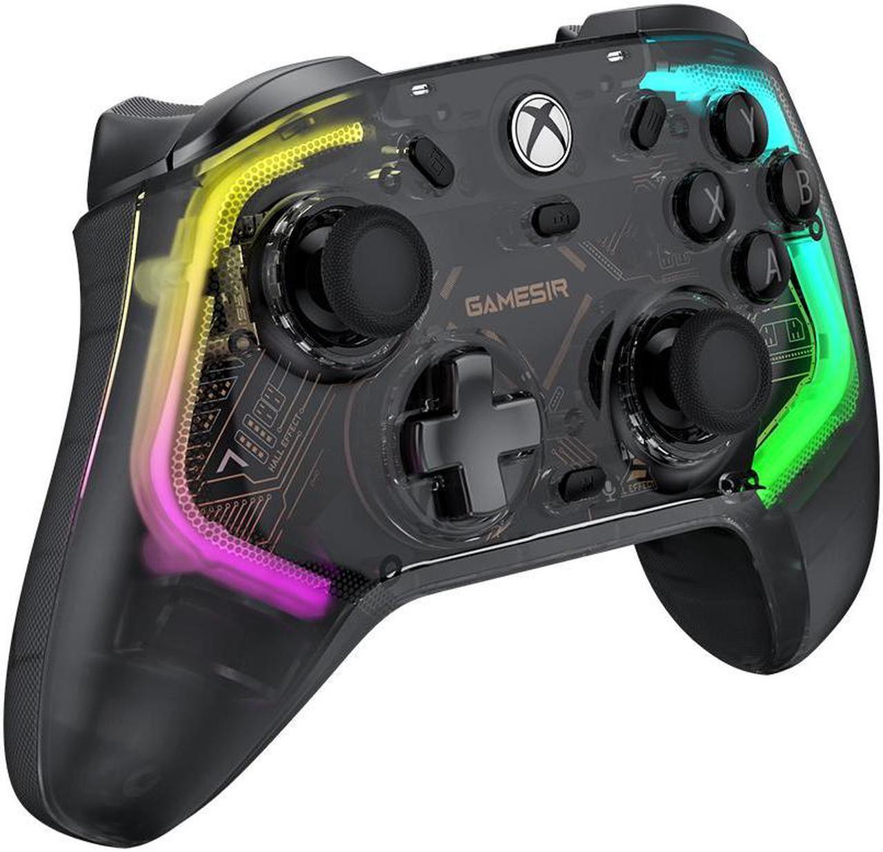 Alt view image 4 of 7 - GameSir Kaleid Xbox-Authorized Illuminated Game Controller for Xbox Series X|S, Xbox One & Windows 10/11 and Steam, Plug and Play Gaming Gamepad with Hall Effect Joysticks/Hall Trigger