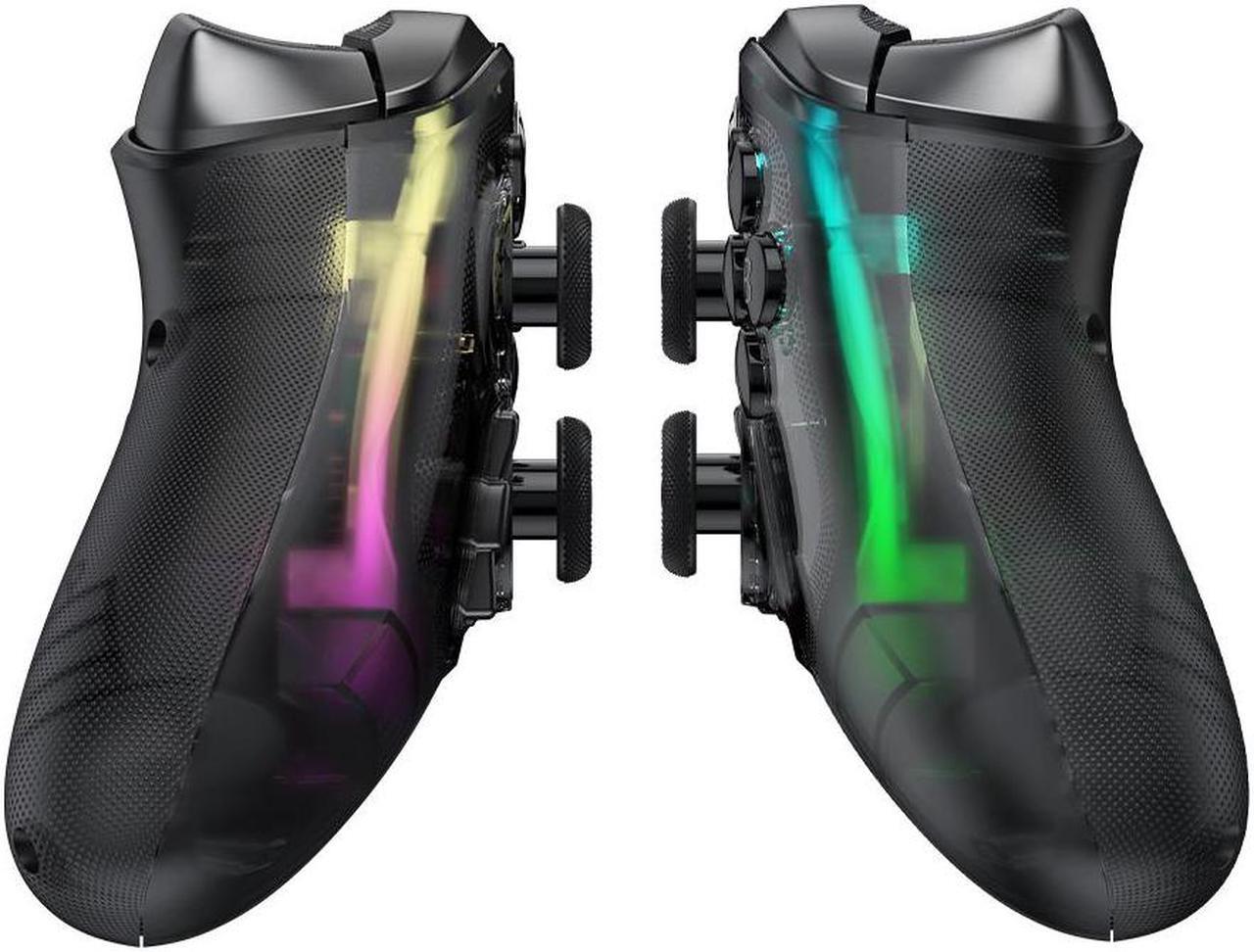 Alt view image 6 of 7 - GameSir Kaleid Xbox-Authorized Illuminated Game Controller for Xbox Series X|S, Xbox One & Windows 10/11 and Steam, Plug and Play Gaming Gamepad with Hall Effect Joysticks/Hall Trigger