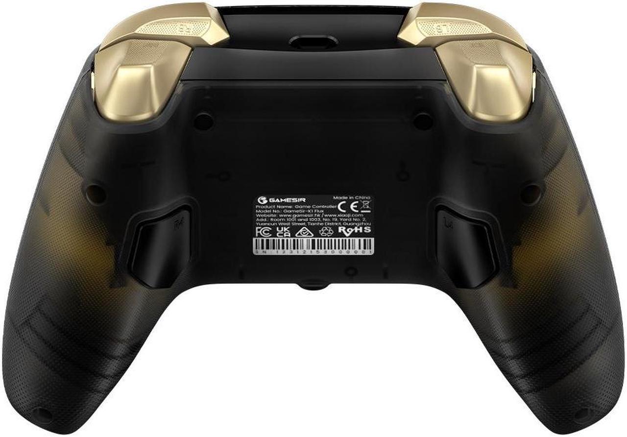 Alt view image 4 of 6 - GameSir Kaleid Xbox-Authorized Illuminated Game Controller for Xbox Series X|S, Xbox One & Windows 10/11 and Steam, Plug and Play Gaming Gamepad with Hall Effect Joysticks/Hall Trigger Kaleid Flux
