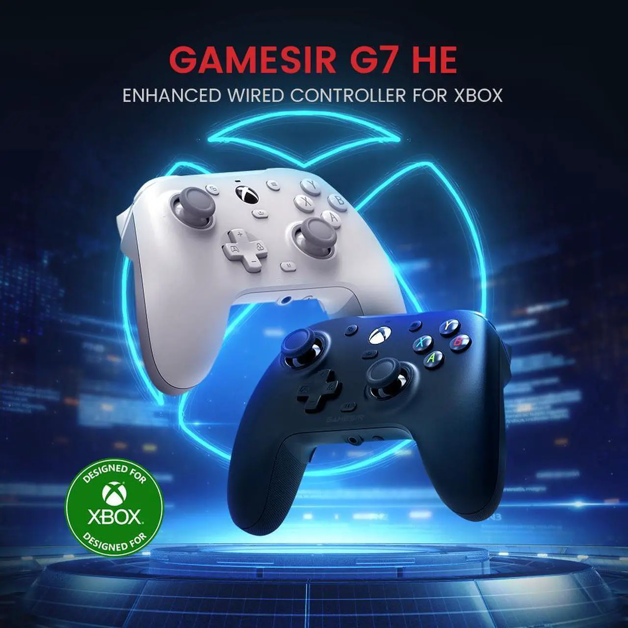 Alt view image 3 of 7 - GAMESIRR-G7HE ENHANCED WIRED CONTROLLER FOR XBOX White