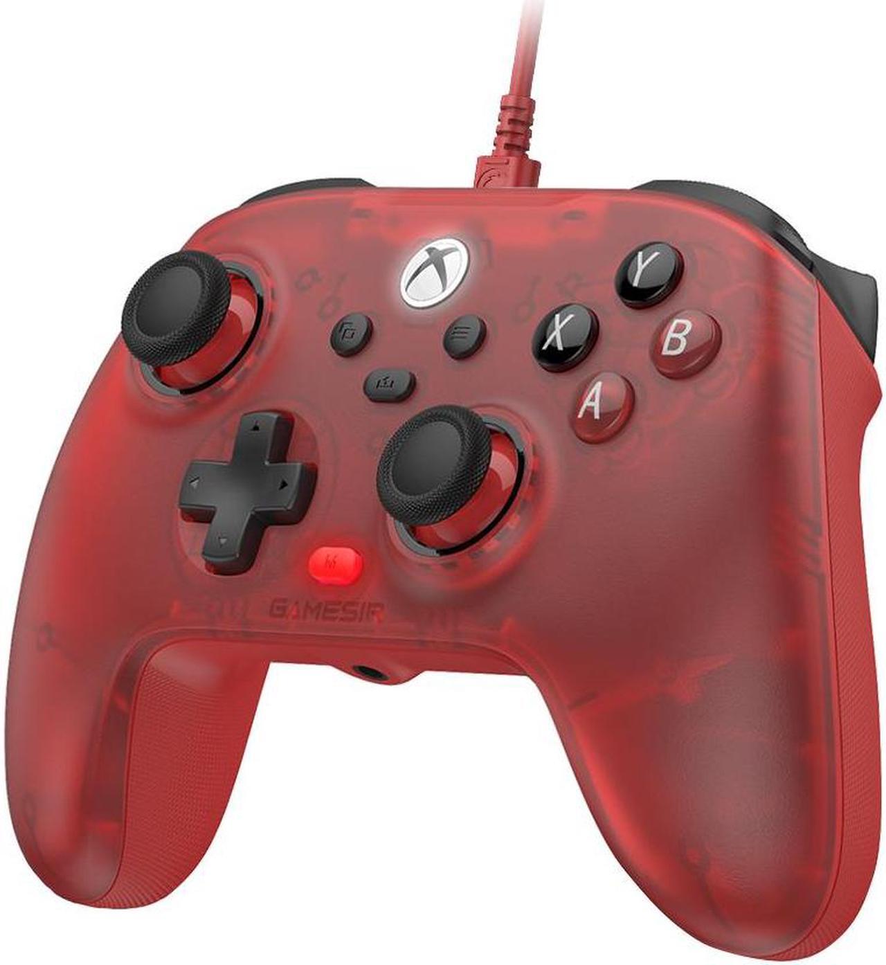 Alt view image 3 of 5 - GameSir T7 Wired Controller with Hall Effect Joysticks, Plug and Play Gaming Gamepad for Xbox Series X|S, Xbox One, Windows 10/11 & Steam, 3.5mm Audio Jack--Ruby Red Version