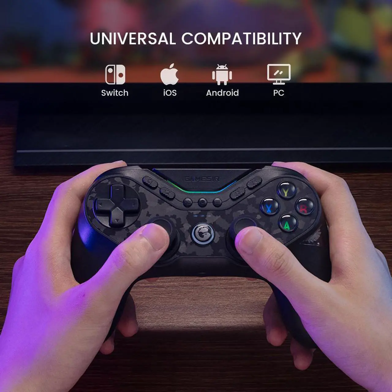 Alt view image 3 of 7 - GameSir Tarantula Pro Wireless Gamepad Game Controller PC Joystick for Switch, Windows PC, iOS, and Android devices + Extra Charging Dock
