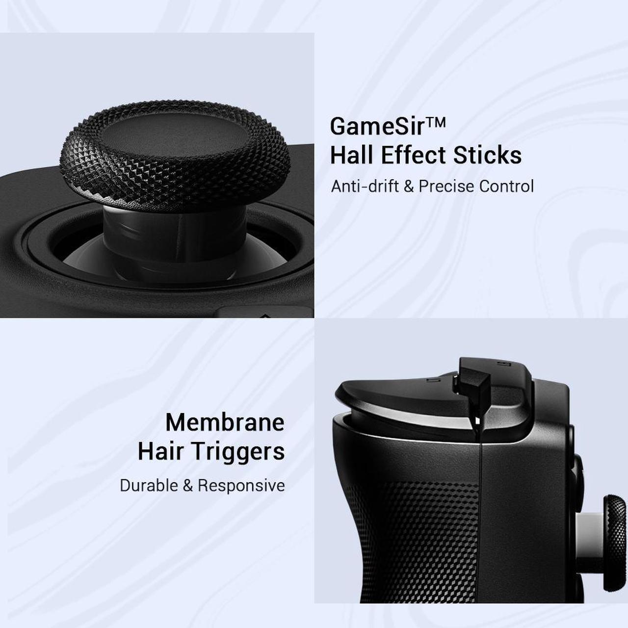 Alt view image 6 of 7 - GameSir X5 Lite Mobile Gaming Controller for Android & iPhone 15/16 Series (USB-C), Hall Effect Joystick, Lightweight Ergonomic Phone Controller- Play Genshin Impact & Zenless Zone Zero