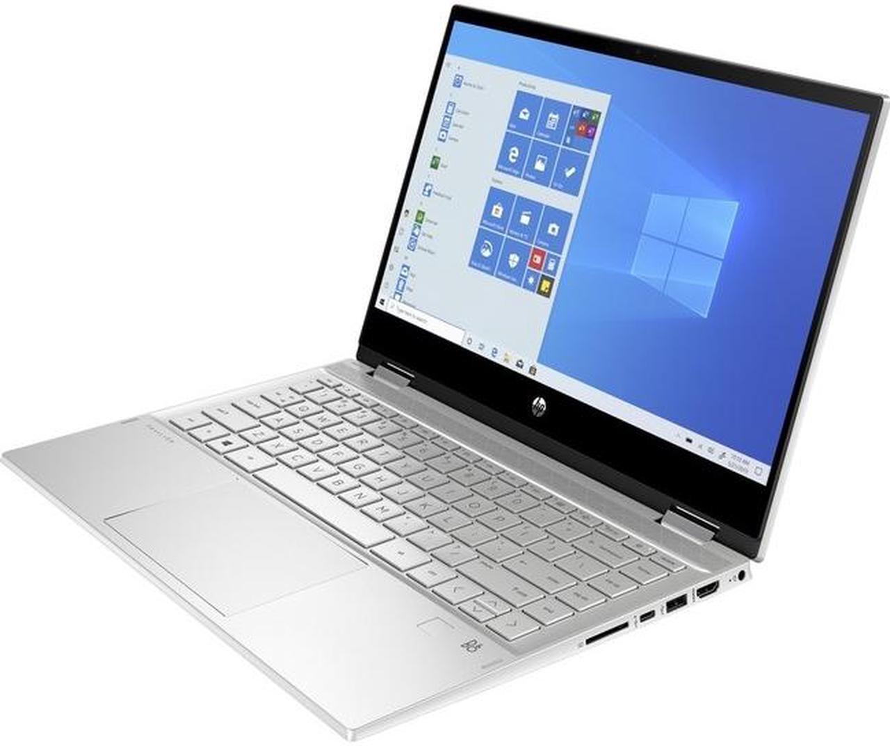 Alt view image 3 of 5 - HP Pavilion x360 Intel Core i5-1135G7 8GB Memory 512 GB PCIe SSD Intel Iris Xe Graphics 14.0" Touch Screen 1920 x 1080 Convertible 2-in-1 Laptop Windows 10 Home 64-bit 14-dw1051cl