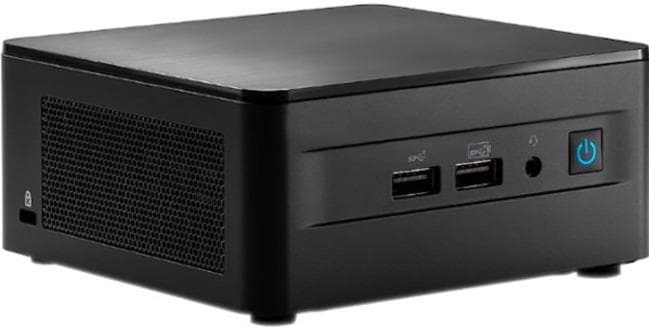 Intel NUC 12 Pro Kit Wall Street Canyon Intel® Core™ i5-1240P, Iris® Xe Graphics RNUC12WSHi5 Tall Barebone, Dual Channel DDR4-3200 SO-DIMM Sockets, Power Cord is included