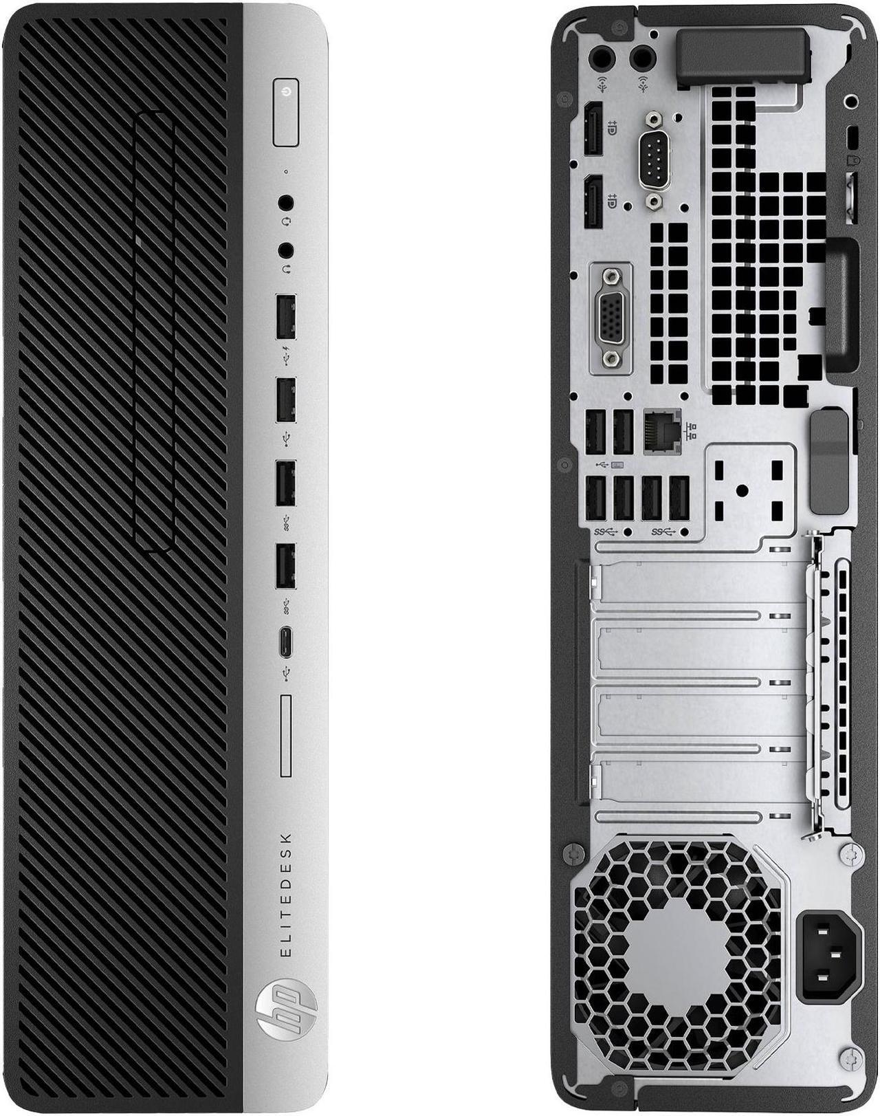 Alt view image 2 of 2 - HP EliteDesk 800 G3, Small Form Factor, Intel Core i5-6600 up to 3.90 GHz, 32GB DDR4, 250GB HDD, DVD-RW, No Operating System