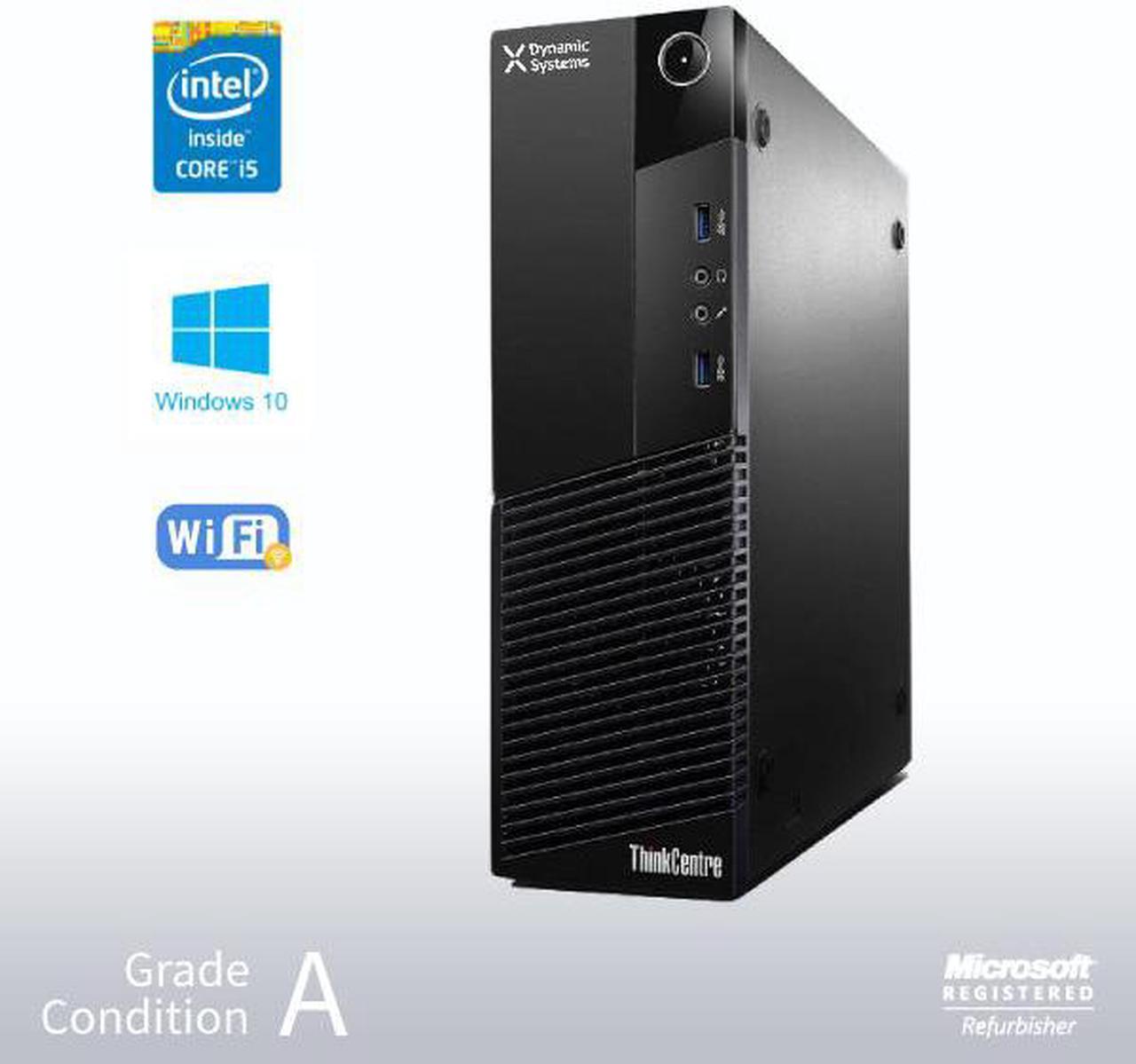 Lenovo ThinkCentre M83 SFF Desktop, Intel i5 4570 3.2GHz/16GB /1TB HDD/ Win10 Pro/Fast AC 600 WiFi USB