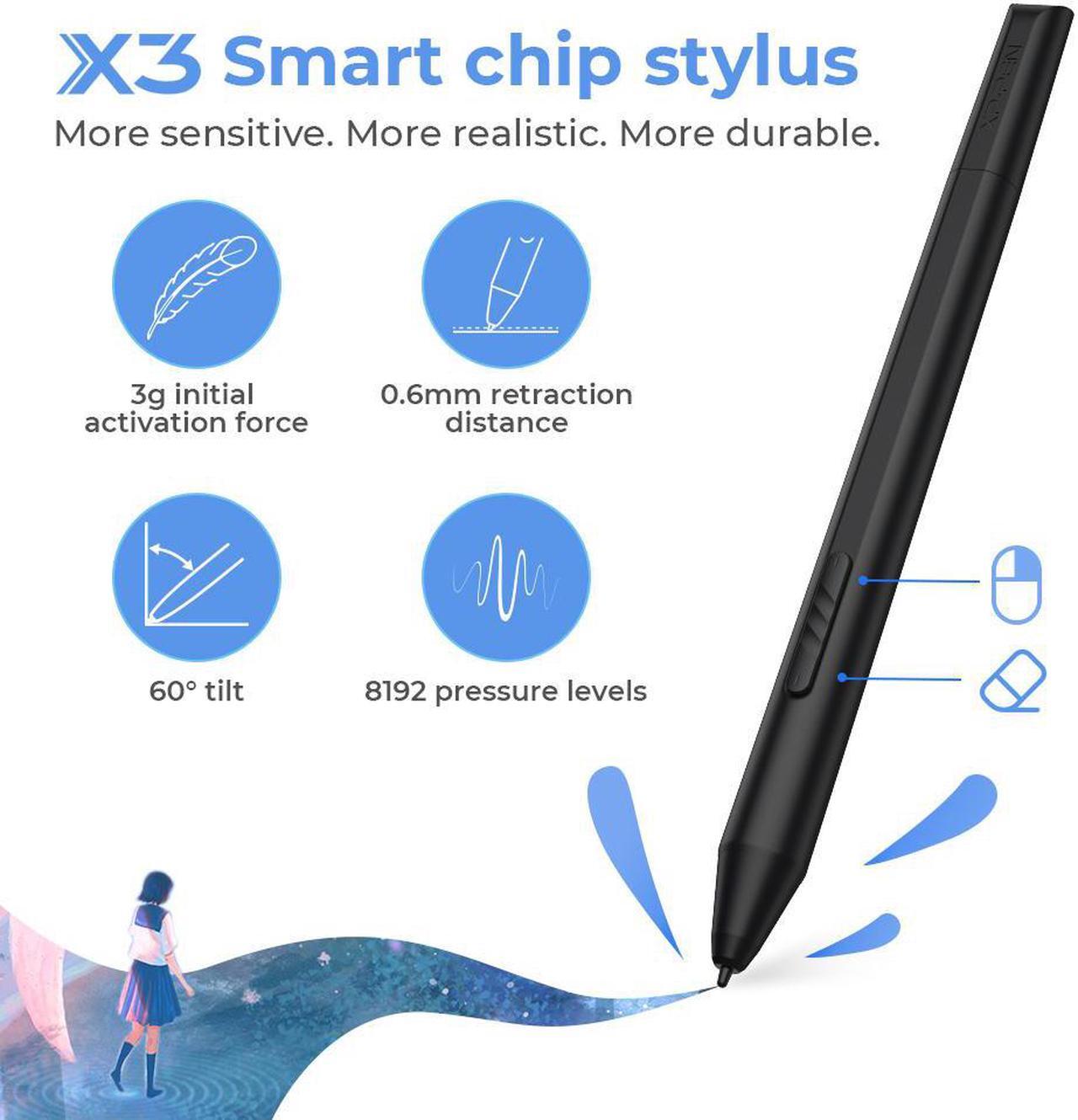 Alt view image 4 of 7 - XP Pen Artist 12 2nd Graphics Tablet with 11.9-inch FHD Display, Pro Drawing Tablet with X3 Smart Chip Stylus