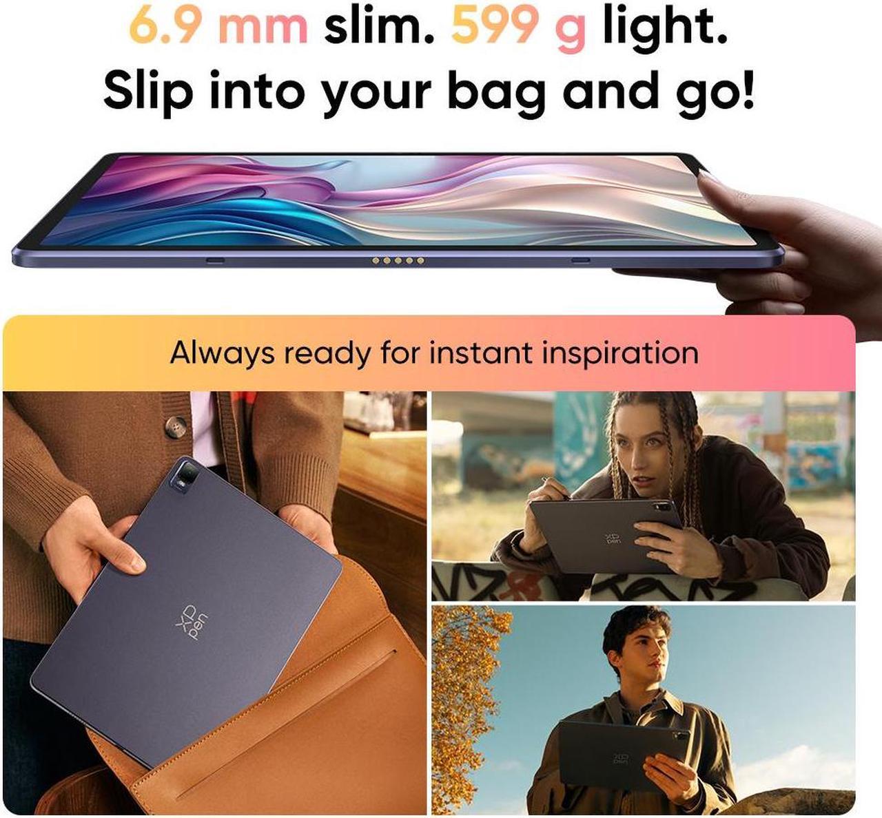 Alt view image 4 of 7 - XPPen Magic Drawing Pad 12.2 Inch Standalone Drawing Tablet No Computer Needed with 16384 Pressure Levels X3 Pro Battery-Free Stylus Paper-Like Screen 8GB + 256GB Portable for Digital Drawing Artists