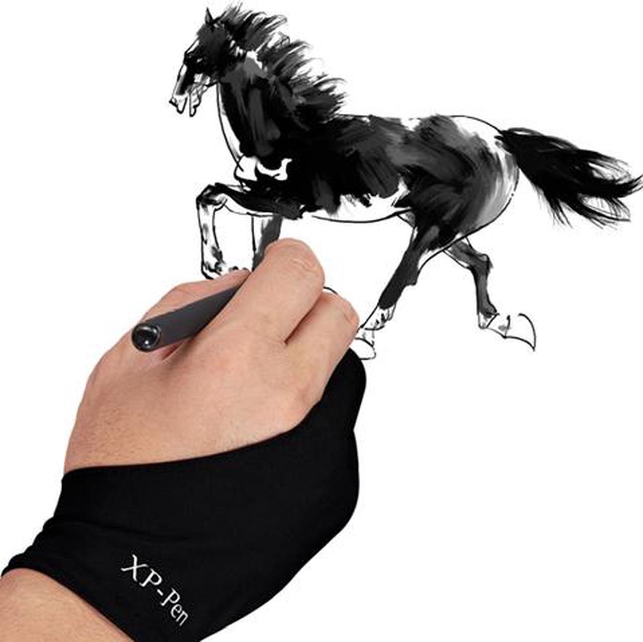 Main image of XP-Pen AC01 Artist Anti-fouling Glove Lycra Glove for Drawing Tablet Pen Display LED Light Box Light Table free size(Black)
