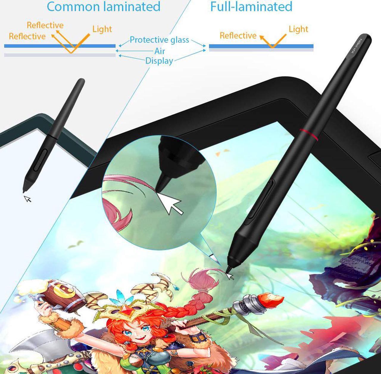 Alt view image 4 of 7 - XP-PEN Artist15.6 Pro 15.6 Inch Drawing Pen Display Graphics Monitor Full-Laminated Technology Drawing Monitor with Tilt Function and Red Dial (8192 Levels Pen Pressure, 120% sRGB)