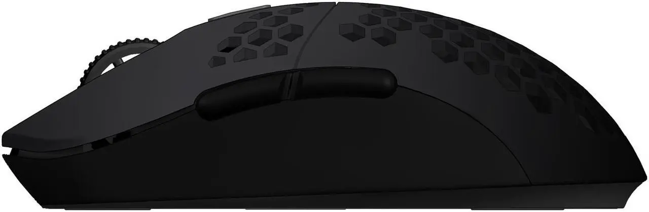 Alt view image 2 of 4 - G-Wolves Hati HT-M 3360 Ultra Lightweight Honeycomb Shell Wired Gaming Mouse up to 12000 cpi - 6 Buttons - 2.18 oz (61g) (Black & Dark Grey)