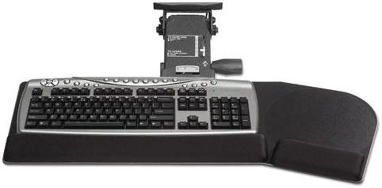Alt view image 4 of 7 - Kelly Computer Supply Leverless Lift N Lock California Keyboard Tray 28 x 10