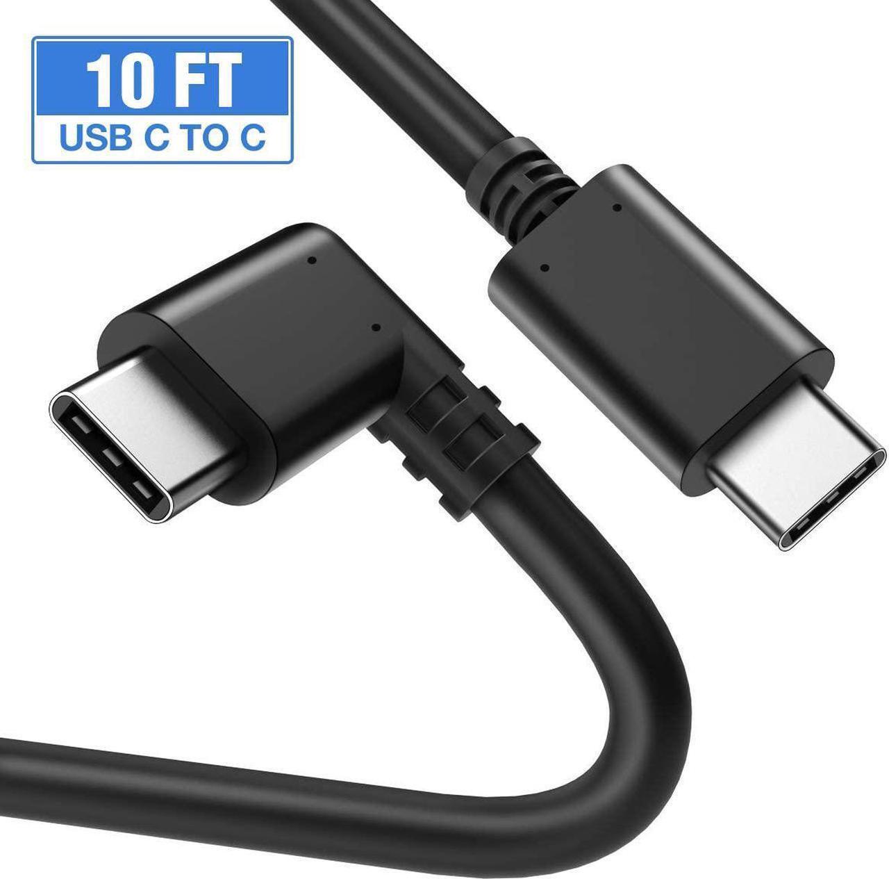 Main image of USB C to USB Type-C Charge Cable 10ft, Super Speed Data Transfer Cable for Oculus Quest Link VR Quick Charge Cable for Phone Tablet Oculus Link Headset Cable ( 10feet/ 3m)