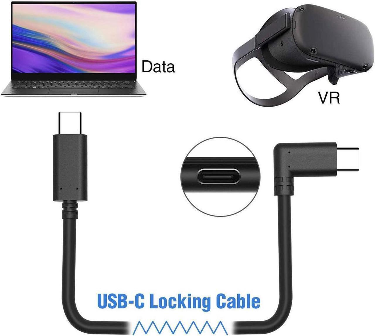 Alt view image 3 of 7 - USB C to USB Type-C Charge Cable 10ft, Super Speed Data Transfer Cable for Oculus Quest Link VR Quick Charge Cable for Phone Tablet Oculus Link Headset Cable ( 10feet/ 3m)