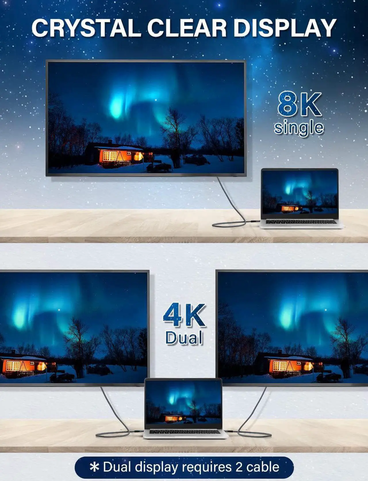 Alt view image 2 of 7 - [Upgraded] USB4 Cable Compatible with Thunderbolt 4/3 Cable 1M / 3.3 ft, Supports 240W Charging / 8K Display / 40Gbps Data Transfer USB C to USB C USB 4 Cable, for Type-C Latops, Hub, Docking and More
