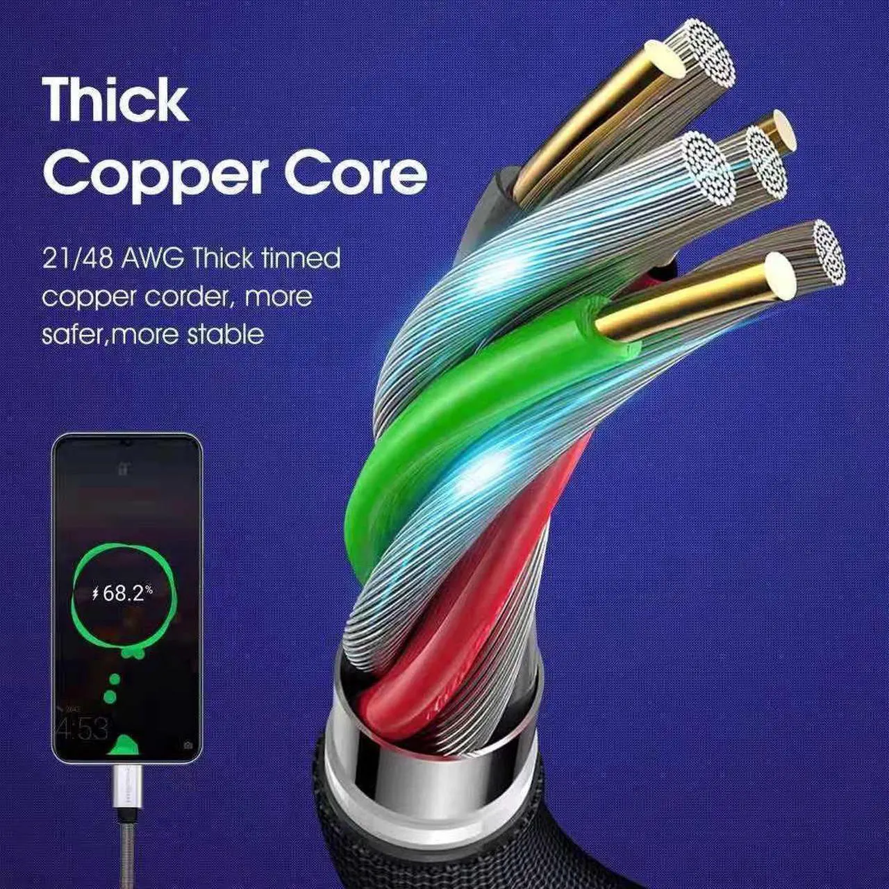 Alt view image 5 of 7 - USB C to USB C Cable10Ft 2Pack Usbc to Usbc Charging Cable Cord 60W/3A Fast ChargerType C to USB Adapter for Galaxy S22/S22+ S21/S21+ Ultra 5G S20/S20+ Ultra 5G Note 20/10 Pixel Switch