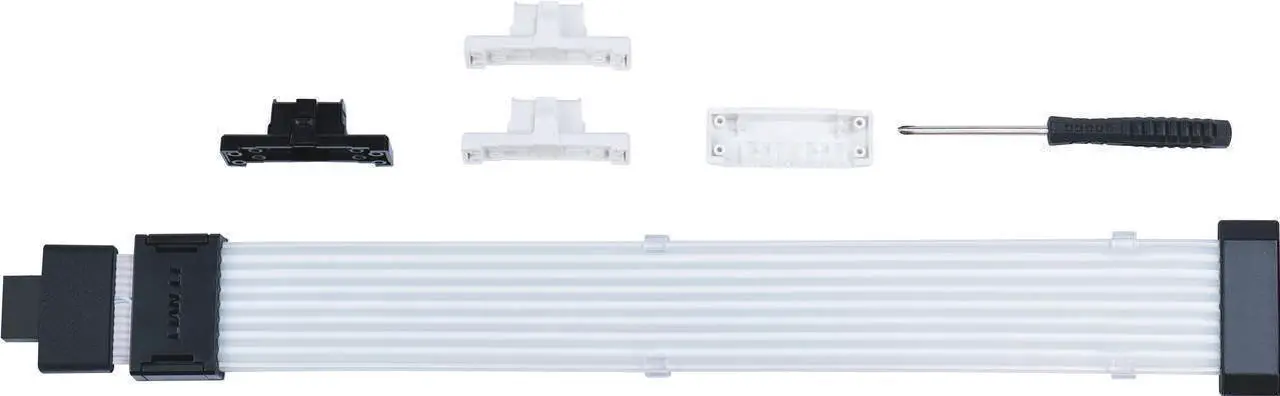 Alt view image 6 of 6 - LIAN-LI STRIMER Wireless 24 Pin and LIAN-LI STRIMER Wireless 12+4pin (8 Light Guides) Addressable RGB GPU Power Extension Cable Combo,Included Wireless Transmitter