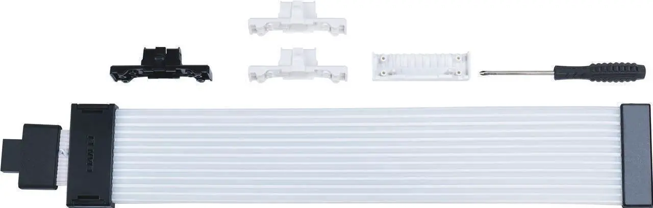 Alt view image 4 of 4 - LIAN-LI Stri-mer Wireless 12+4pin Wide (12 Light Guides) Addressable RGB GPU Power Extension Cable - Not Inclueded Wireless Controller
