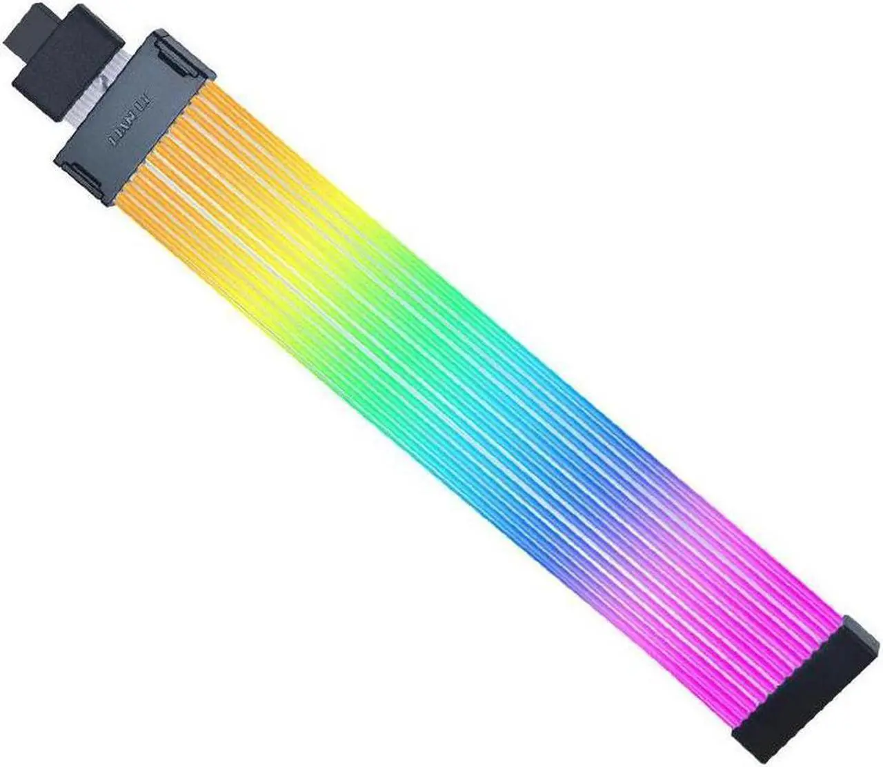Main image of LIAN-LI Stri-mer Wireless 12+4pin Wide (12 Light Guides) Addressable RGB GPU Power Extension Cable - Not Inclueded Wireless Controller