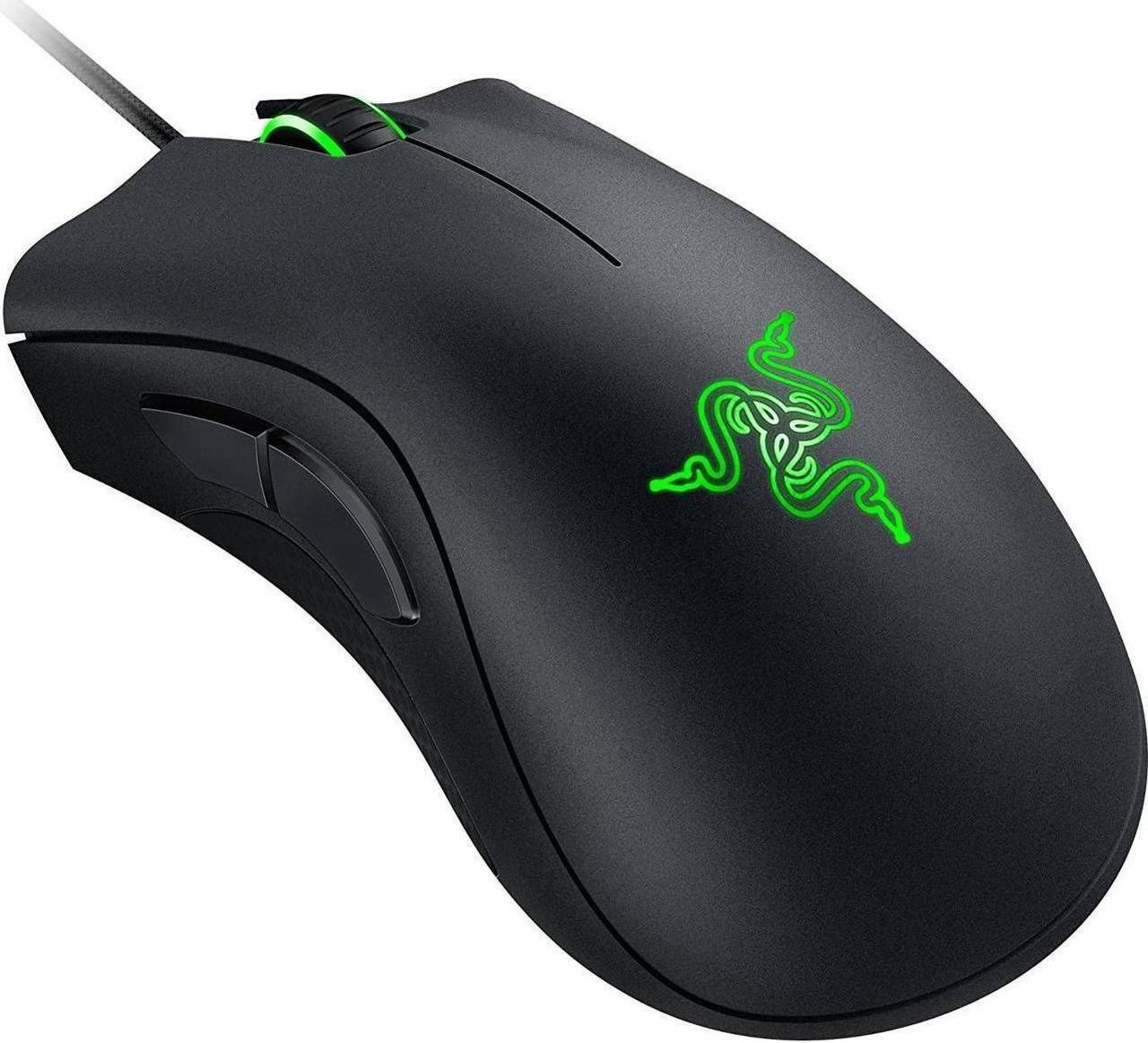 Alt view image 7 of 7 - DeathAdder Essential 6400 DPI 4G Optical Esports Gaming Mouse: 5 Programmable Buttons - Mechanical Switches - 2.1m Braided Wire - Classic Black