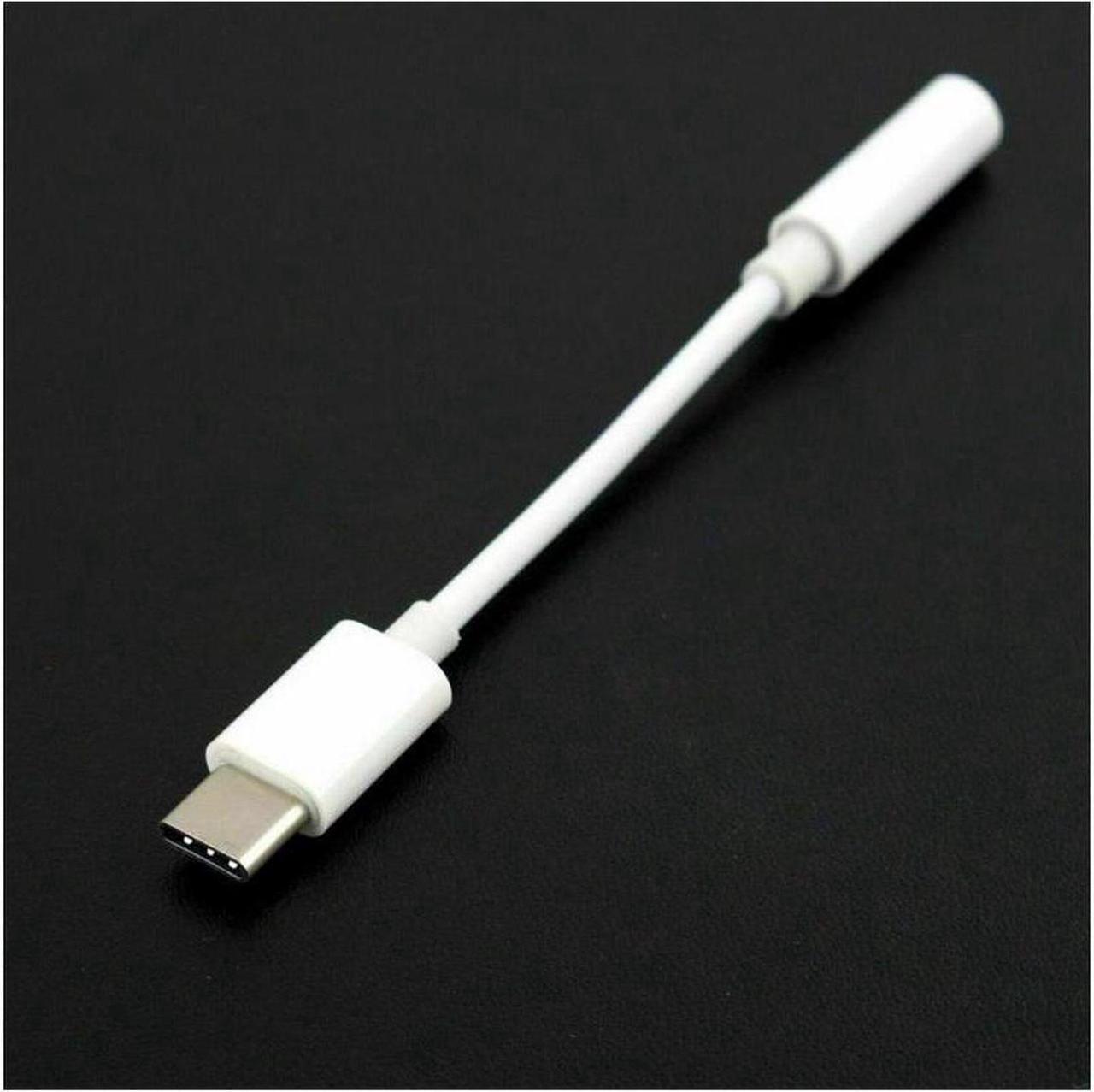 Alt view image 4 of 5 - 2x USB-C Type C Adapter Port to 3.5MM Aux Audio Jack Earphone Headphone Cable