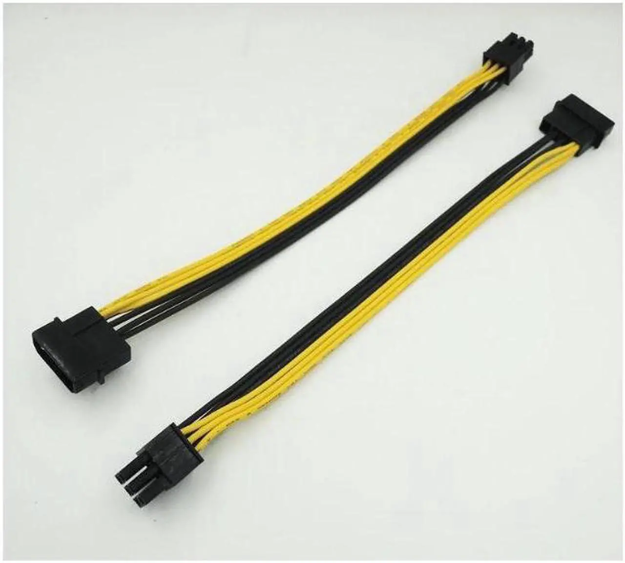 Alt view image 2 of 3 - 5-pack PCI-E 8-pin to 2x 6+2-pin Power Splitter Cable PCIE PCI Express 5X