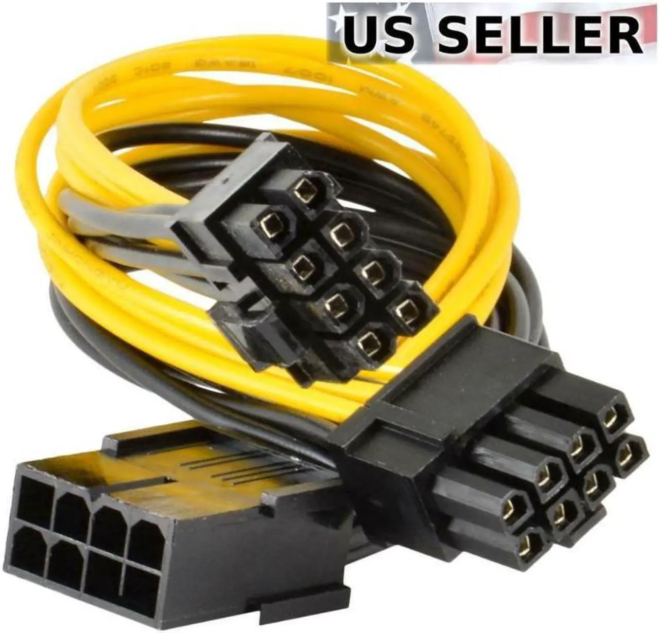 Alt view image 3 of 3 - 5-pack PCI-E 8-pin to 2x 6+2-pin Power Splitter Cable PCIE PCI Express 5X